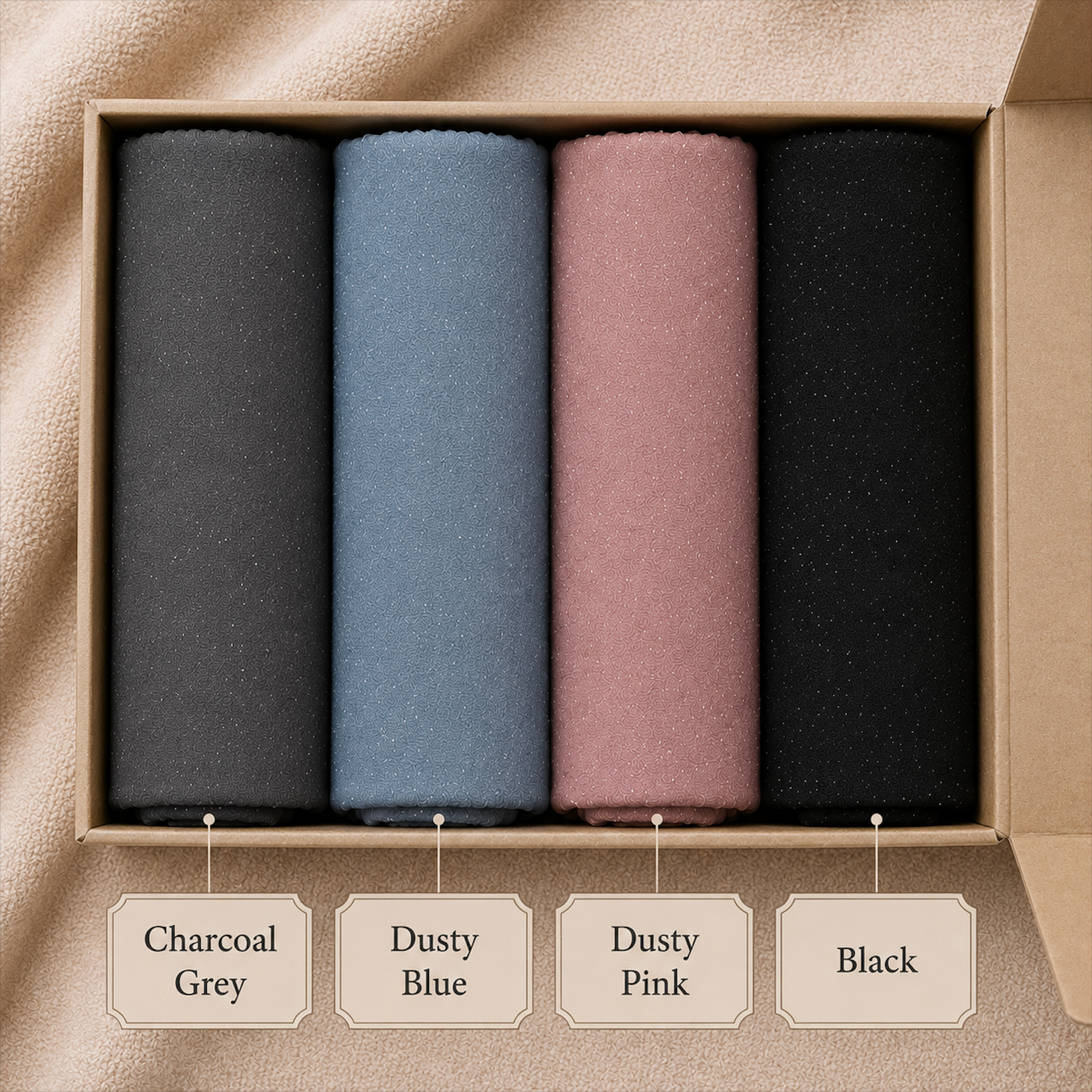 Moon Dust Georgette - Pack of 4 (Any Colors)