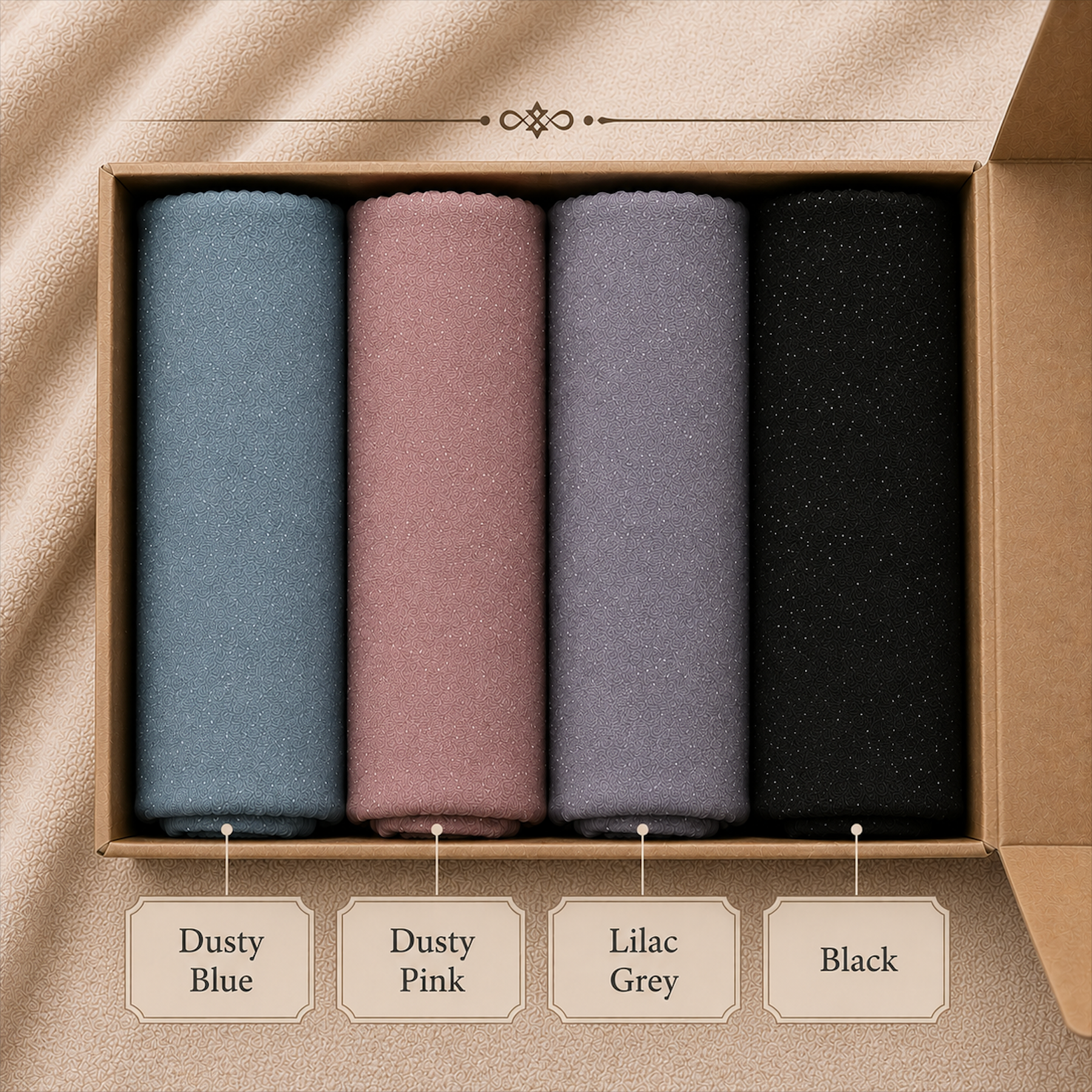 Moon Dust Georgette - Pack of 4 (Any Colors)