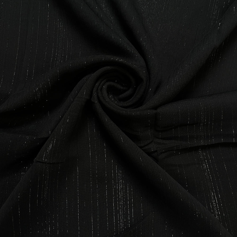 Sparkling Georgette- Black