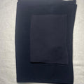Plain Georgette Hijab & Naqab - Black