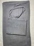 Plain Georgette Hijab & Naqab - GRAY