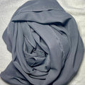 Plain Georgette - GRAY