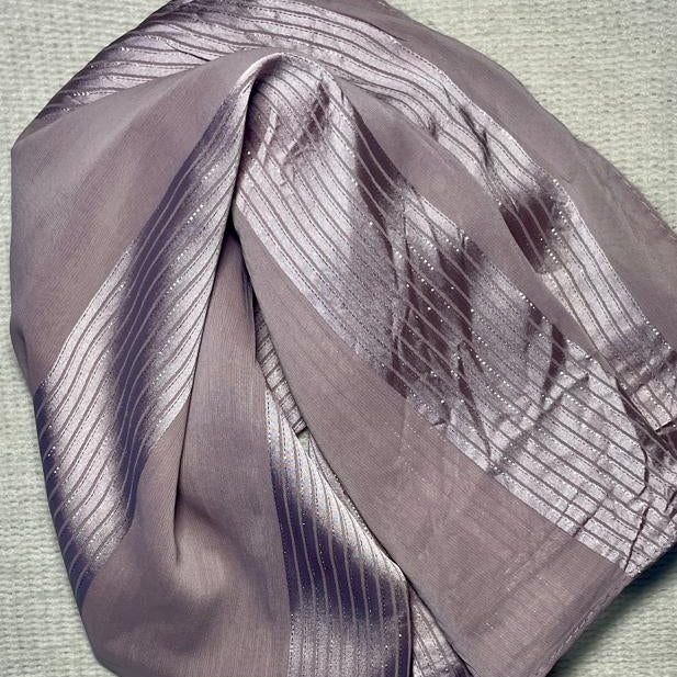 Silk Chiffon - Gray Purple