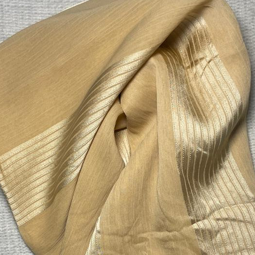 Silk Chiffon - Light Beige