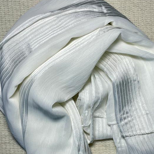 Silk Chiffon - White